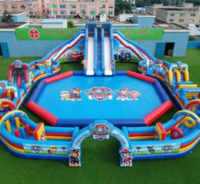Pool3-891 Paw Patrol Theme Inflatable Pool Water Park
