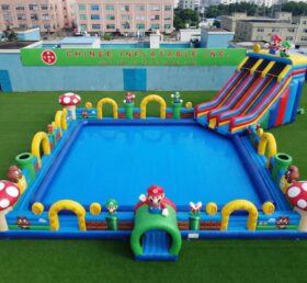 Pool3-911 Super Mario Theme Inflatable Pool Water Park