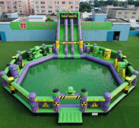 Pool3-919 Toxic Theme Inflatable Pool Water Park