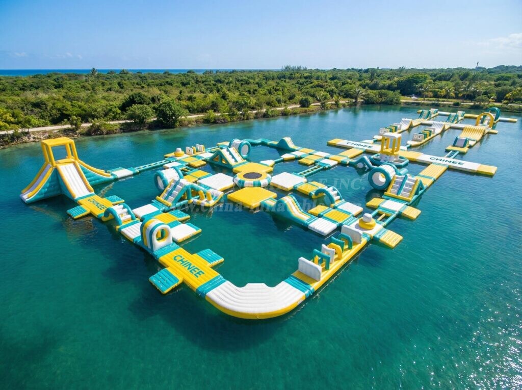 S604 Inflatable Water Park Aqua Park Water Island