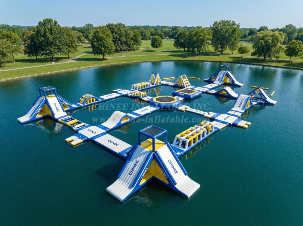 S608 Inflatable Water Park Aqua Park Water Island