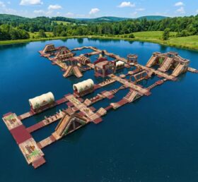 S619 Wild West Theme Inflatable Water Park