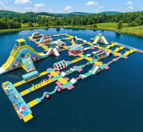 S623 Baby Shark Theme Inflatable Water Park