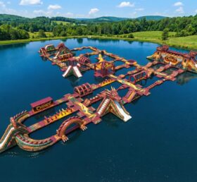 S632 Dragon Theme Inflatable Water Park