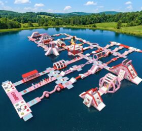 S636 Hello Kitty Theme Inflatable Water Park