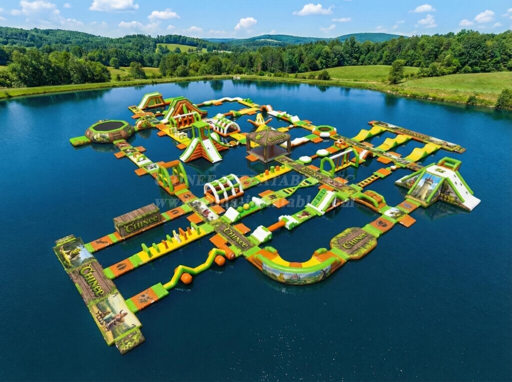 S650 Shrek Theme Inflatable Water Park