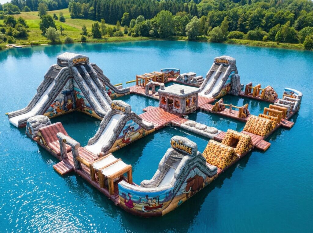 S656 The Flintstones Theme Inflatable Water Park