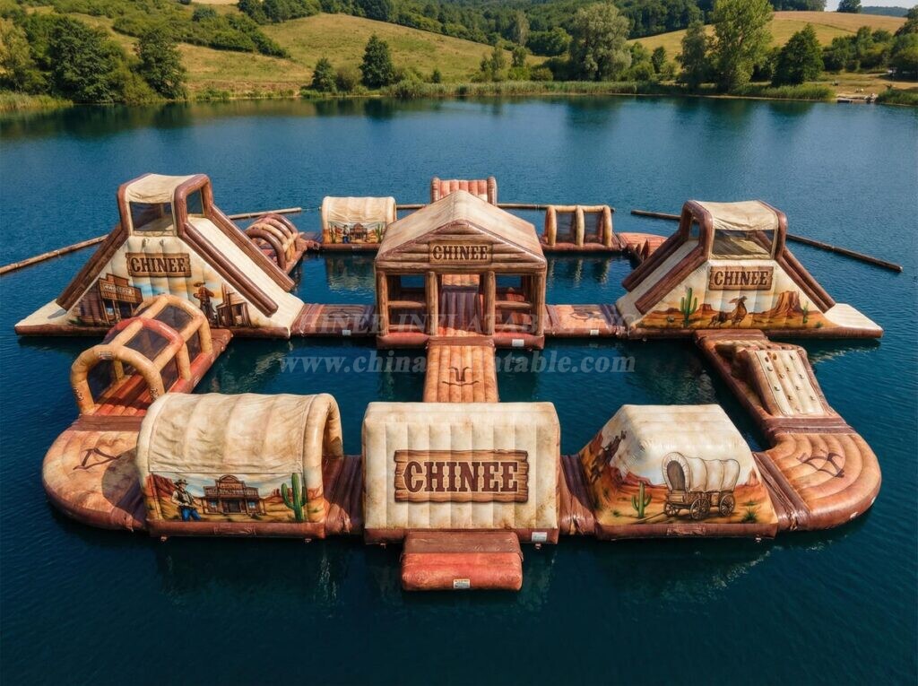 S660 Wild West Theme Inflatable Water Park