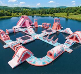 S685 Flamingo Theme Inflatable Water Park