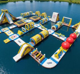 S707 SpongeBob Theme Inflatable Water Park