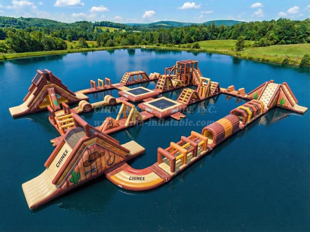 S715 Wild West Theme Inflatable Water Park