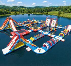 S716 Woody Woodpecker Theme Inflatable Water Park