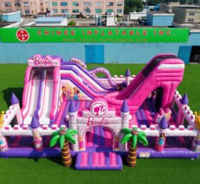 T2-7104 Barbie Theme Inflatable Bouncer