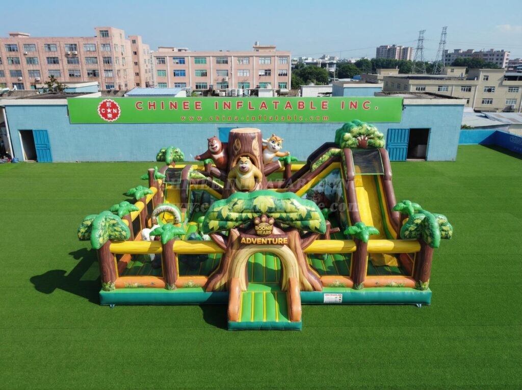 T2-7109 Boonie Bears Theme Inflatable Bouncer