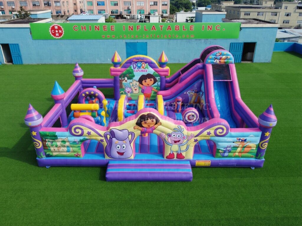 T2-7114 Dora Theme Inflatable Bouncer
