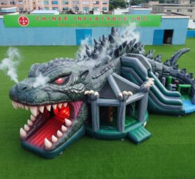 T2-7122 Godzilla Theme Inflatable Bouncer