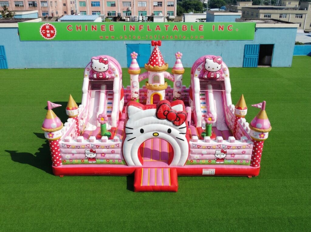 T2-7124 Hello Kitty Theme Inflatable Bouncer