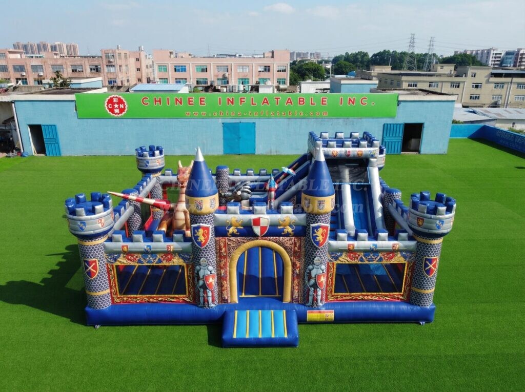 T2-7127 Knight Theme Inflatable Bouncer