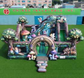T2-7131 Magic Forest Theme Inflatable Bouncer