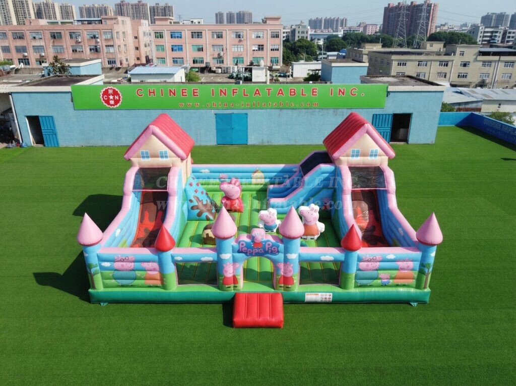 T2-7143 Peppa Pig Theme Inflatable Bouncer