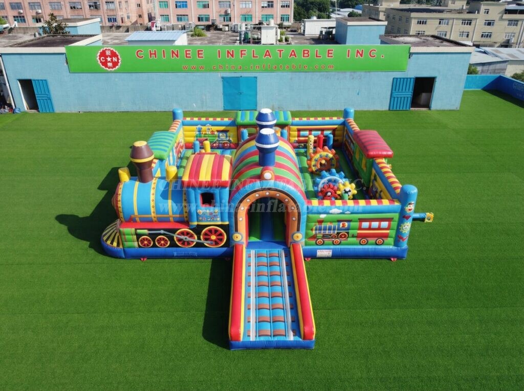 T2-7168 Train Theme Inflatable Bouncer