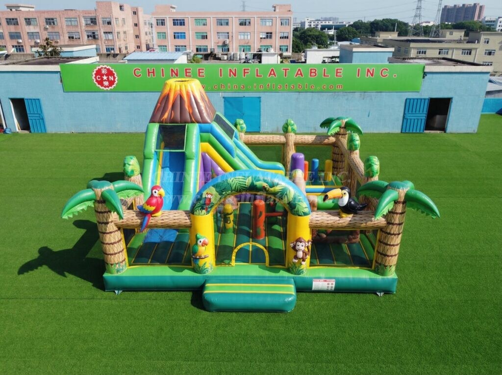 T2-7169 Tropical Theme Inflatable Bouncer