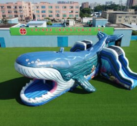 T2-7171 Whale Theme Inflatable Bouncer