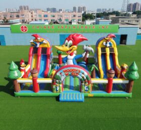 T2-7174 Woody Woodpecker Theme Inflatable Bouncer