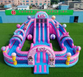 T8-6163 L.O.L.SURPRISE Theme Inflatable Water Slide