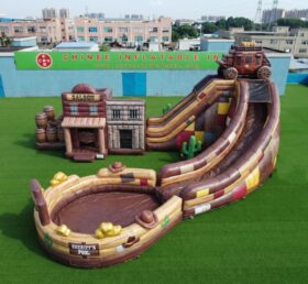 T8-6226 Wild West Theme Inflatable Water Slide