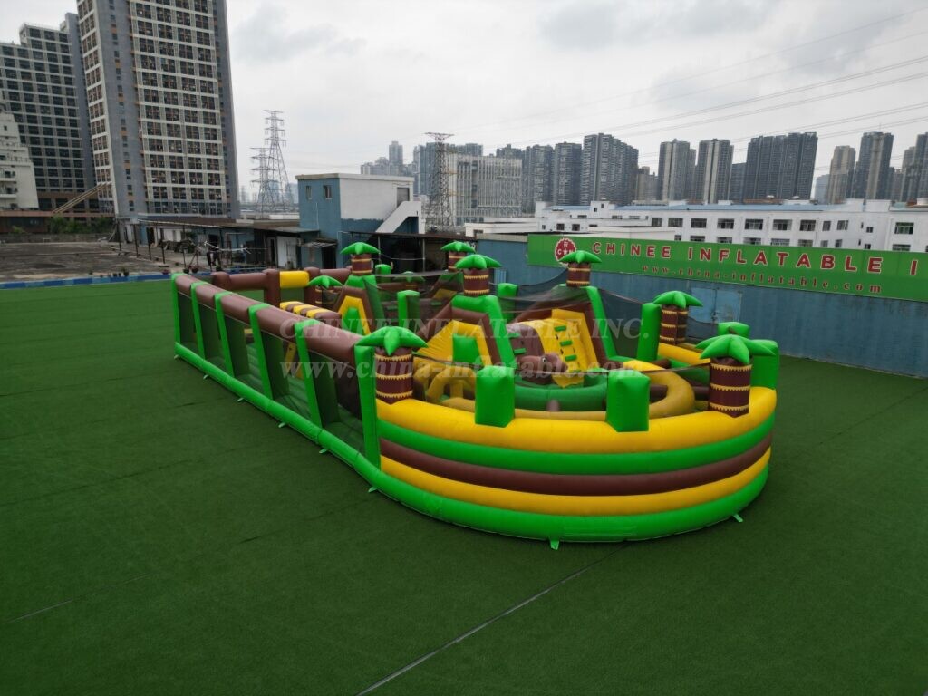 T7-1811 Jungle Adventure Inflatable Obstacle Course