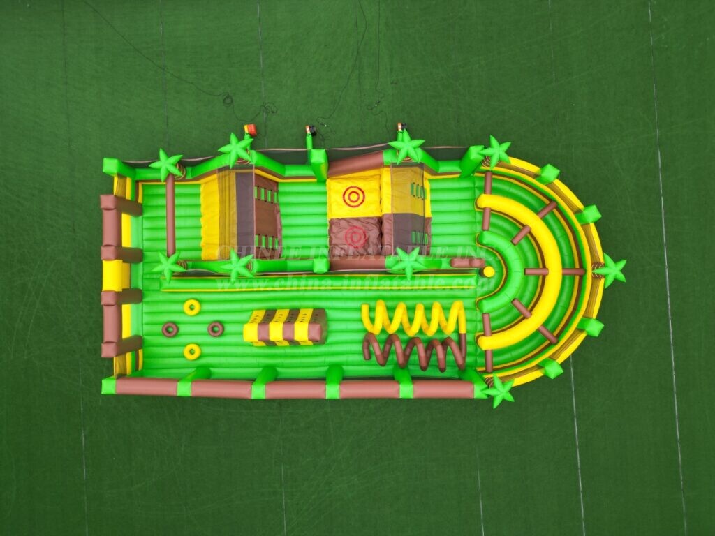 T7-1811 Jungle Adventure Inflatable Obstacle Course