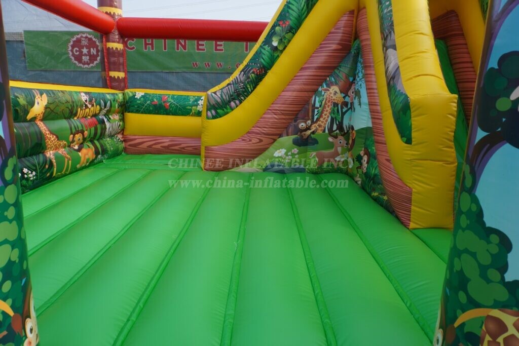 T2-4103H Jungle-themed Inflatable Combos