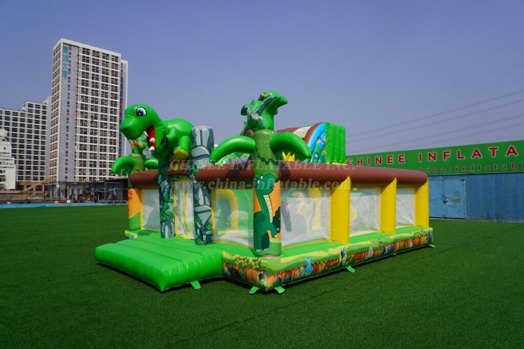 T2-4953B Dinosaur-themed Inflatable Combo