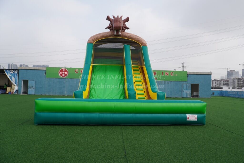 T8-562E Dinosaur-themed Inflatable Slide