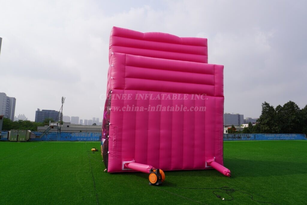 T8-8466E KPop Demon Hunters Theme Inflatable Water Slide