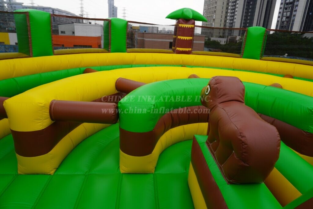 T7-1811 Jungle Adventure Inflatable Obstacle Course
