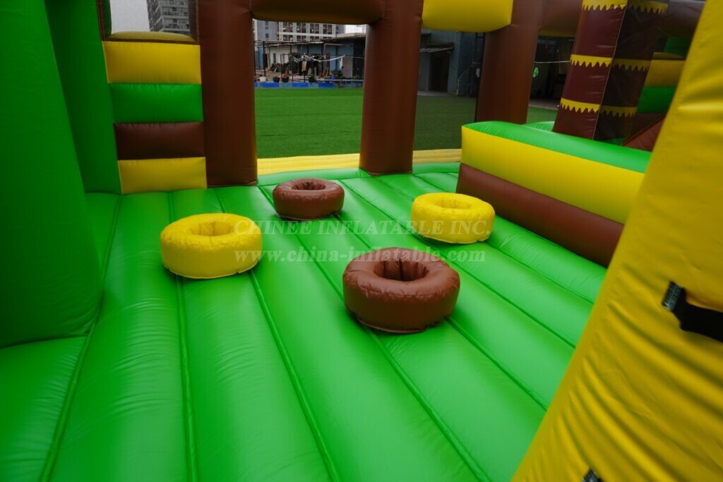 T7-1811 Jungle Adventure Inflatable Obstacle Course
