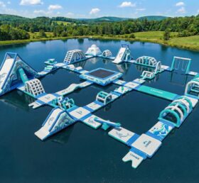 S723 Dolphin Theme Inflatable Water Park