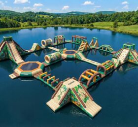 S727 Jungle Theme Inflatable Water Park