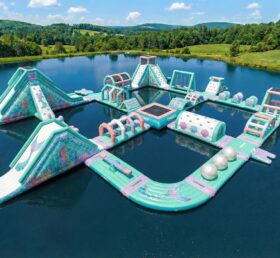 S728 Mermaid Theme Inflatable Water Park