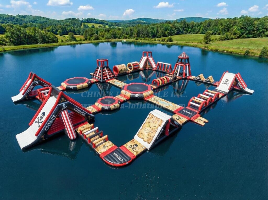 S737 Pirates Theme Inflatable Water Park