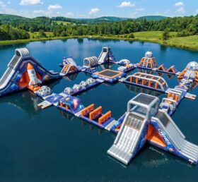 S744 Space Theme Inflatable Water Park