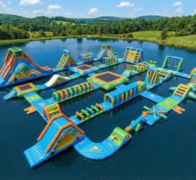 S745 Tropical Theme Inflatable Water Park