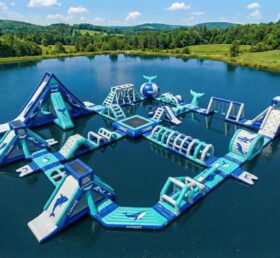 S750 Whale Theme Inflatable Water Park