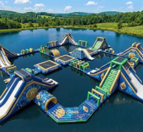 S772 Cryptocurrency Theme Inflatable Water Park