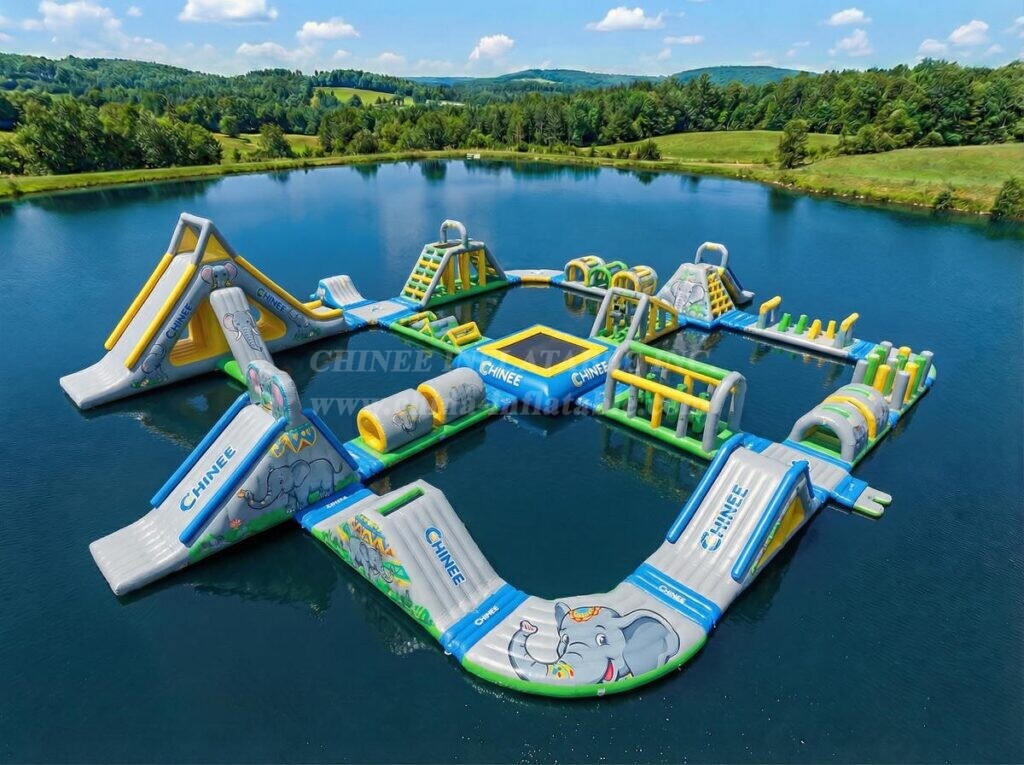 S780 Elephant Theme Inflatable Water Park