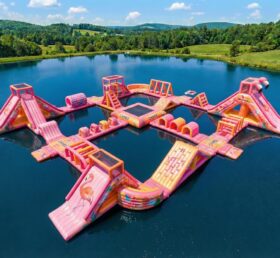 S786 Flamingo Theme Inflatable Water Park