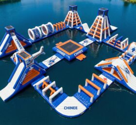 S792 Helicopter Theme Inflatable Water Park