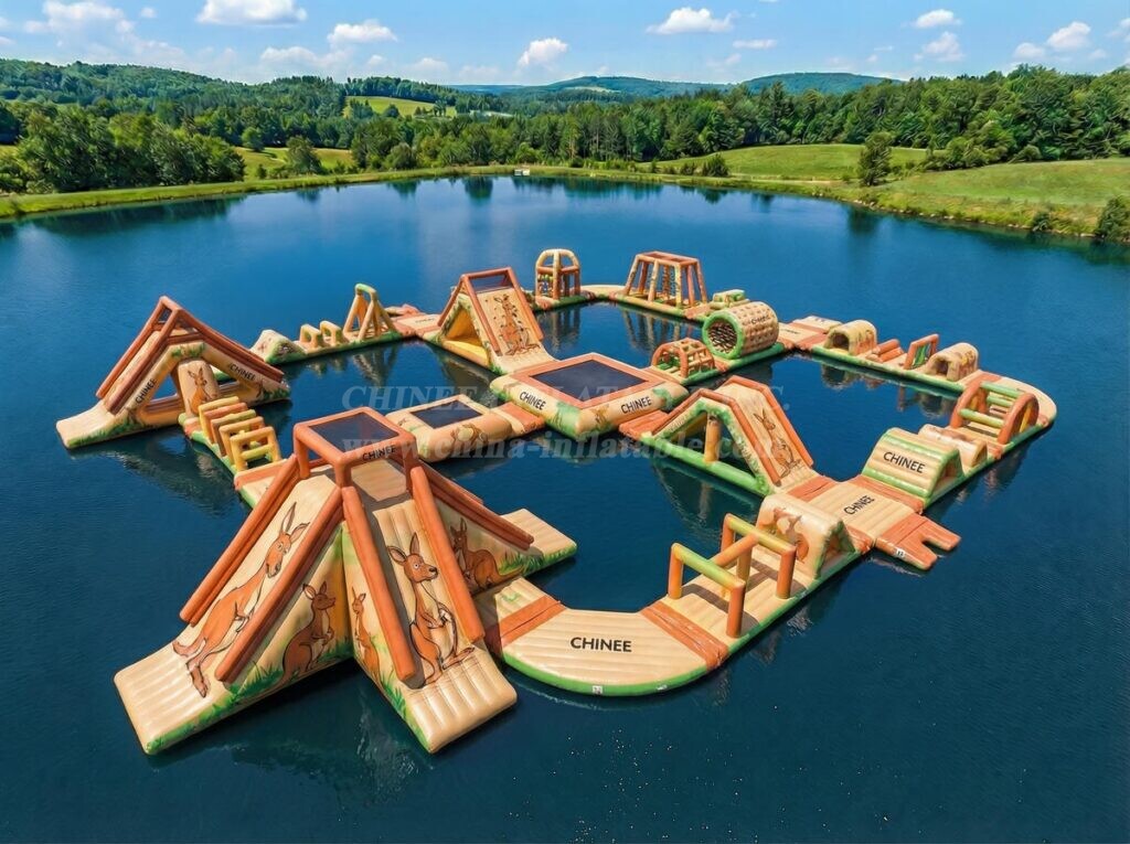 S796 Kangaroo Theme Inflatable Water Park
